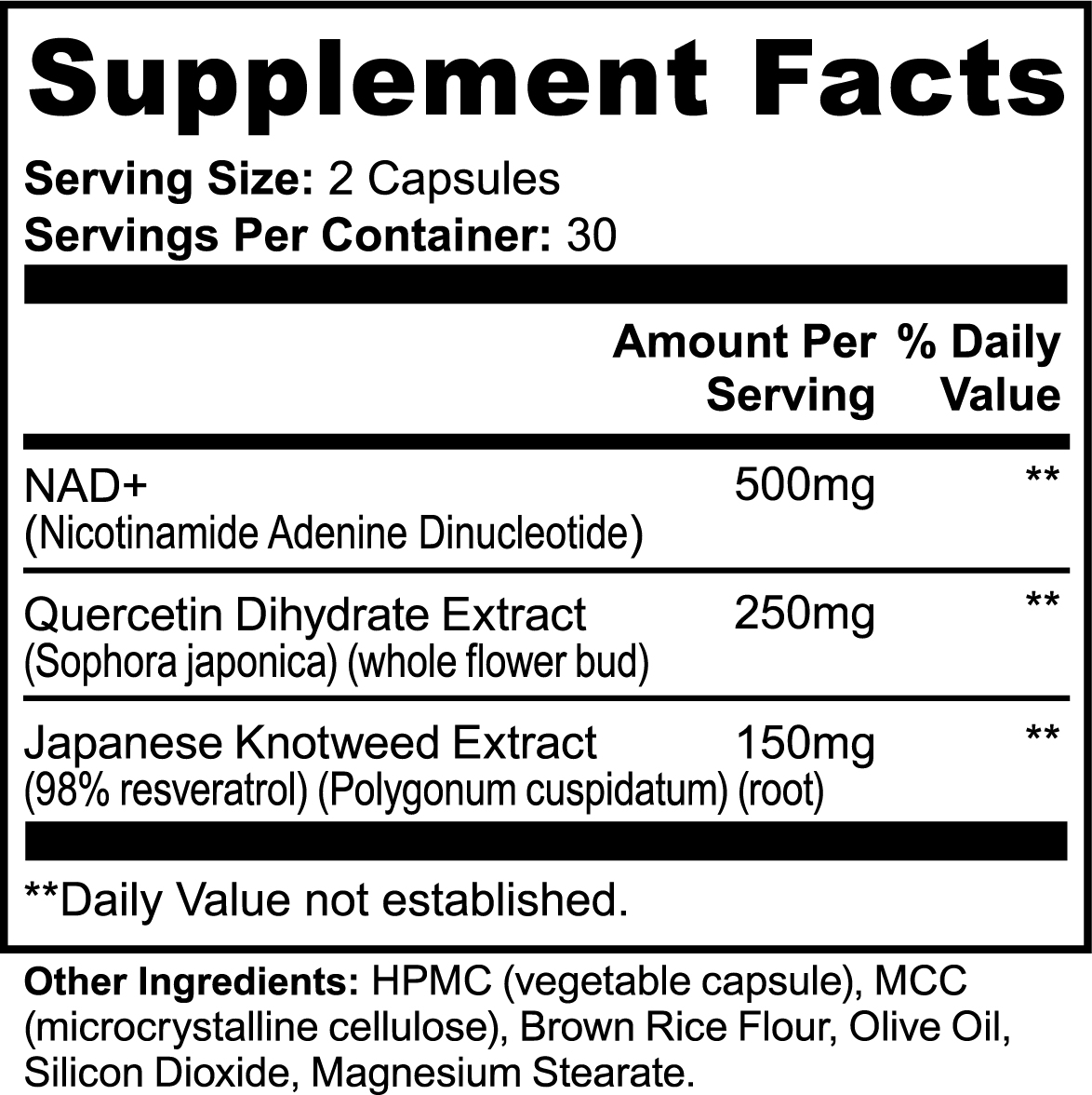 NAD+ Advanced Capsules