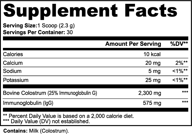 Bovine Colostrum Powder